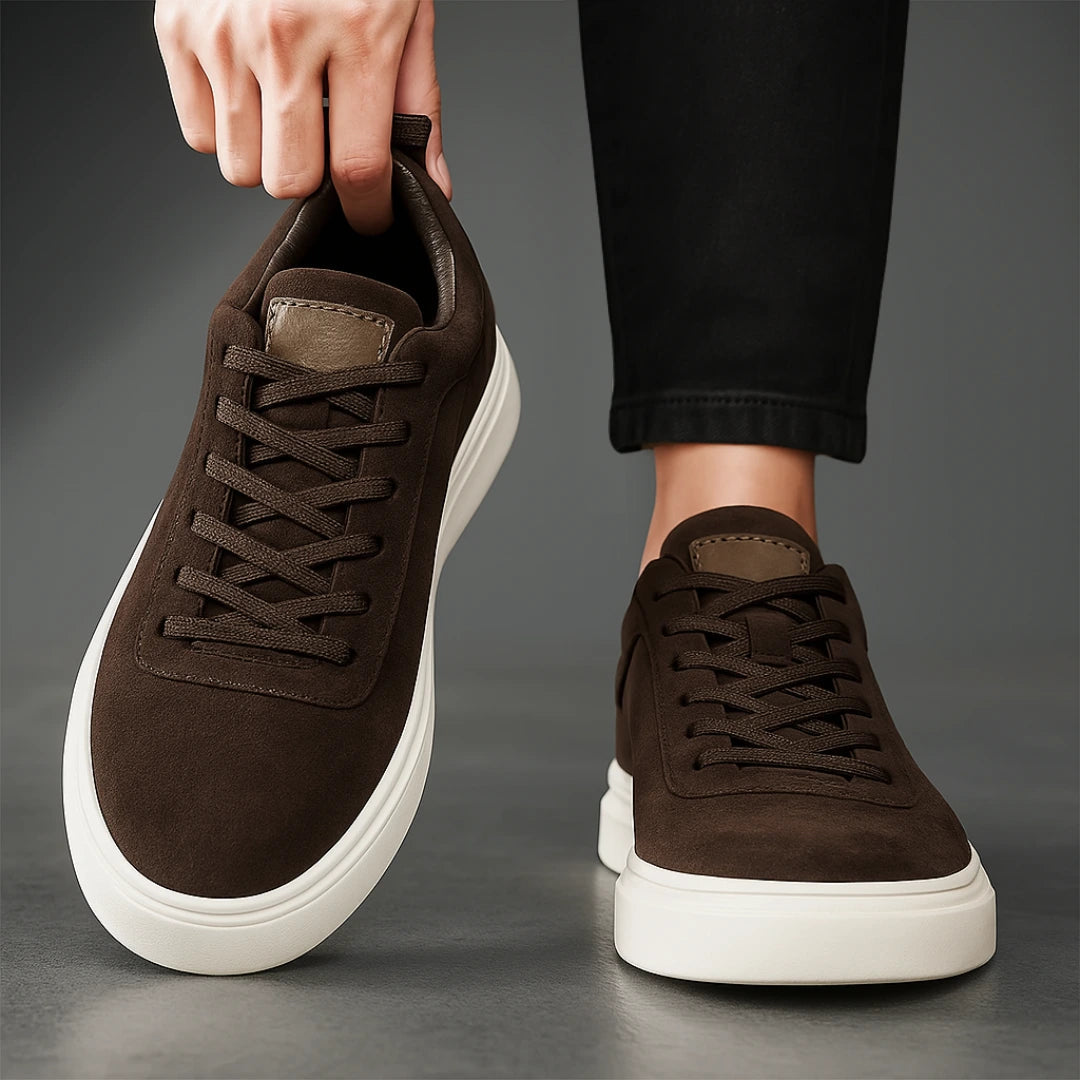 La Classic Suede Trainer = La Basket Classique en Suédine